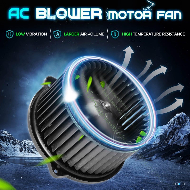 ILONPA AC Heater Blower Motor Fan Fits for 1998 1999 2000 2001 2002 Toyota Corolla, Replaces 8710302021 700056 TO3126105 87103-02021 615-58435 3010097 - Image 2